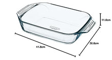 Load image into Gallery viewer, Pyrex 8023510 Set of 3 Borosilicate Glass Oven Plates – Extreme Resistance – Made in France