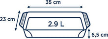 Load image into Gallery viewer, Pyrex 8023510 Set of 3 Borosilicate Glass Oven Plates – Extreme Resistance – Made in France