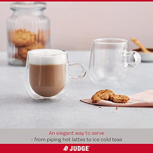 Load image into Gallery viewer, Double Walled Glass Tea/Coffee Cups, Set of 2, 275ml