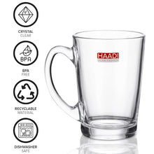 Load image into Gallery viewer, Glass Tea/Coffee Cup with Handle