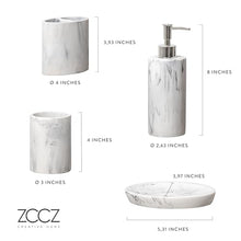 Load image into Gallery viewer, Bathroom Décor Accessories- Set 4 Pcs