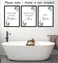 Load image into Gallery viewer, Bathroom Wall Art Set of 3 Unframed Prints