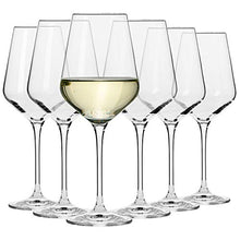 Load image into Gallery viewer, Large White Wine Glasses | Set of 6 | 390 ML