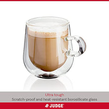 Load image into Gallery viewer, Double Walled Glass Tea/Coffee Cups, Set of 2, 275ml
