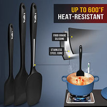 Load image into Gallery viewer, Walfos Silicone Spatula Set - 600ºF Heat Resistant Kitchen Scraper Spatulas