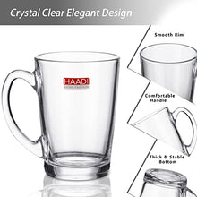 Load image into Gallery viewer, Glass Tea/Coffee Cup with Handle