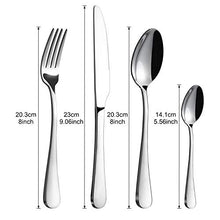 Load image into Gallery viewer, Cutlery Set, BEWOS 16-Piece Stainless Steel Flatware Set
