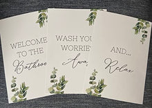 Load image into Gallery viewer, Bathroom Wall Art Set of 3 Unframed Prints