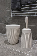 Load image into Gallery viewer, Rattan Round Bathroom Bin with Swing lid