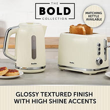 Load image into Gallery viewer, Breville Bold Vanilla Cream 2-Slice Toaster with High-Lift and Wide Slots
