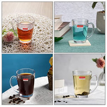 Load image into Gallery viewer, Glass Tea/Coffee Cup with Handle