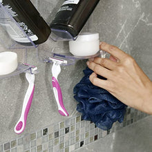 Load image into Gallery viewer, No Suction Cups or Screws, Rust Proof, Easy-Clean, Bathroom Shelf