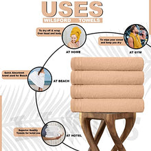 Load image into Gallery viewer, Bath Towels - Set of 4 Bathroom Large Bath Sheets, 100% Luxury Cotton