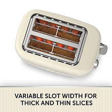 Load image into Gallery viewer, Breville Bold Vanilla Cream 2-Slice Toaster with High-Lift and Wide Slots