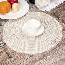 Load image into Gallery viewer, SHACOS Set of 6 Round Woven Placemats