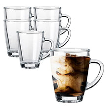 Load image into Gallery viewer, Glass Tea/Coffee Cup with Handle
