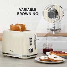 Load image into Gallery viewer, Breville Bold Vanilla Cream 2-Slice Toaster with High-Lift and Wide Slots
