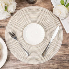 Load image into Gallery viewer, SHACOS Set of 6 Round Woven Placemats
