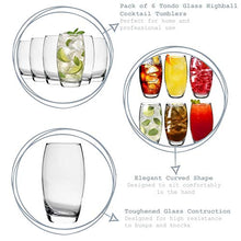 Load image into Gallery viewer, 6x Clear 510ml Empire Highball Glasses
