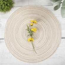 Load image into Gallery viewer, SHACOS Set of 6 Round Woven Placemats
