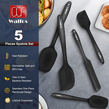 Load image into Gallery viewer, Walfos Silicone Spatula Set - 600ºF Heat Resistant Kitchen Scraper Spatulas
