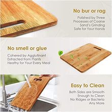 Load image into Gallery viewer, 3 Piece Chopping Board Set – Organic Bamboo
