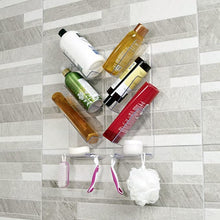 Load image into Gallery viewer, No Suction Cups or Screws, Rust Proof, Easy-Clean, Bathroom Shelf
