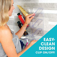 Load image into Gallery viewer, No Suction Cups or Screws, Rust Proof, Easy-Clean, Bathroom Shelf
