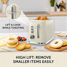 Load image into Gallery viewer, Breville Bold Vanilla Cream 2-Slice Toaster with High-Lift and Wide Slots
