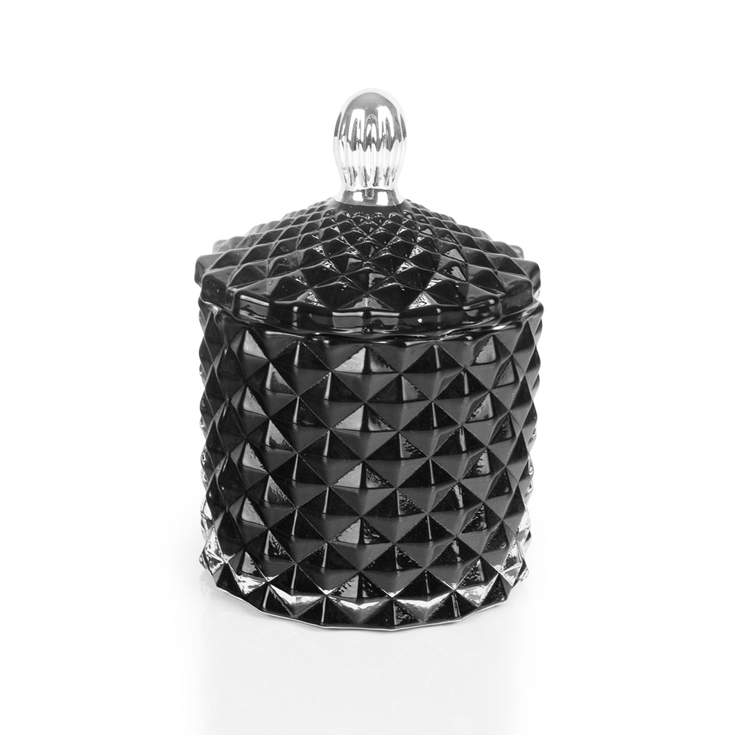 Diamond Mini Black Candle