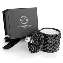 Load image into Gallery viewer, Diamond Mini Black Candle
