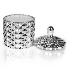 Load image into Gallery viewer, Diamond Mini Silver Candle
