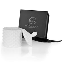 Load image into Gallery viewer, Diamond Mini Matte White Candle
