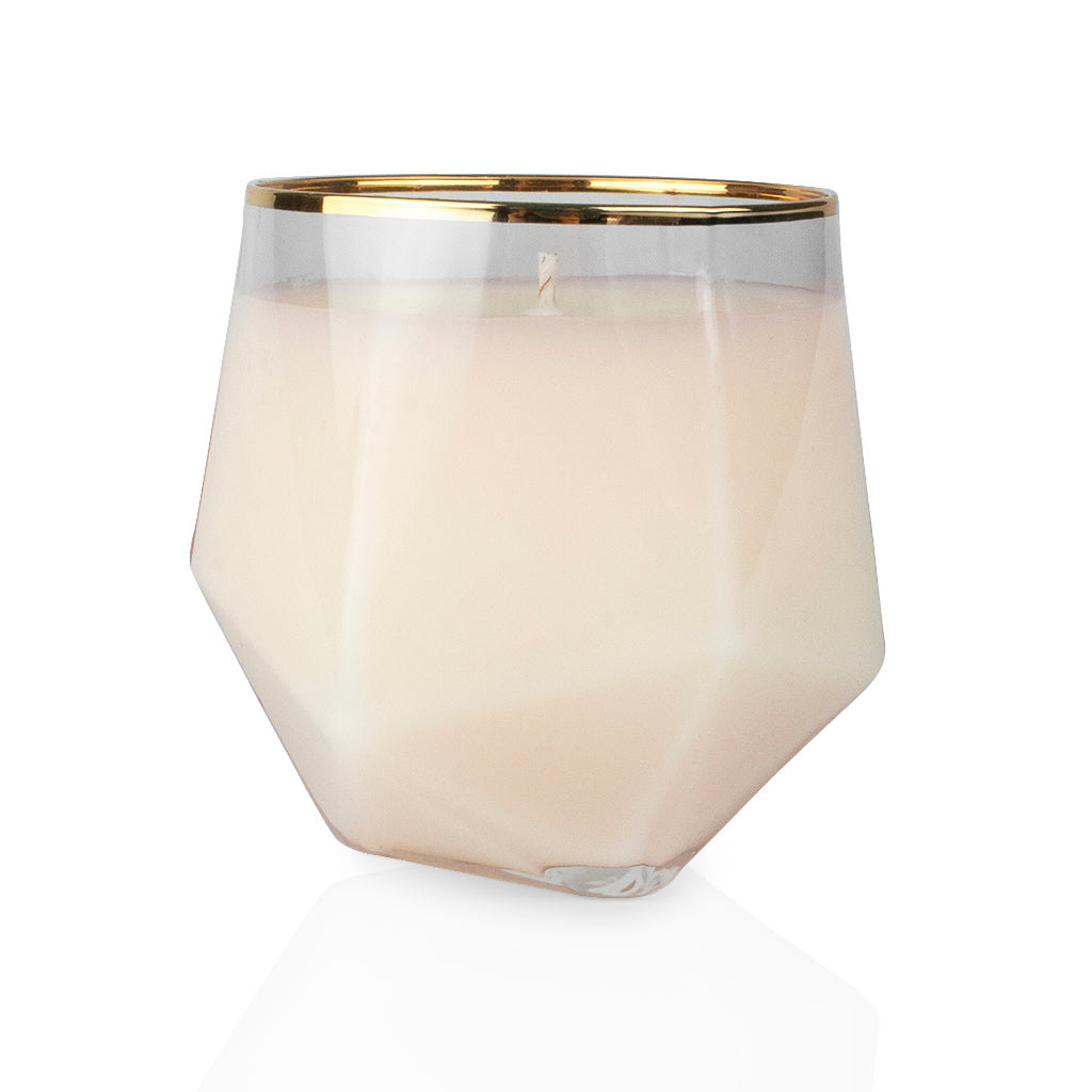 Geometric Pearl Candle