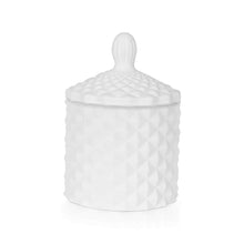 Load image into Gallery viewer, Diamond Mini Matte White Candle
