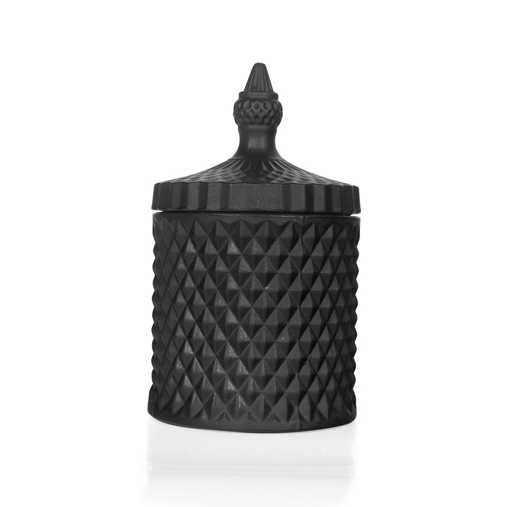 Diamond Black Matte Candle